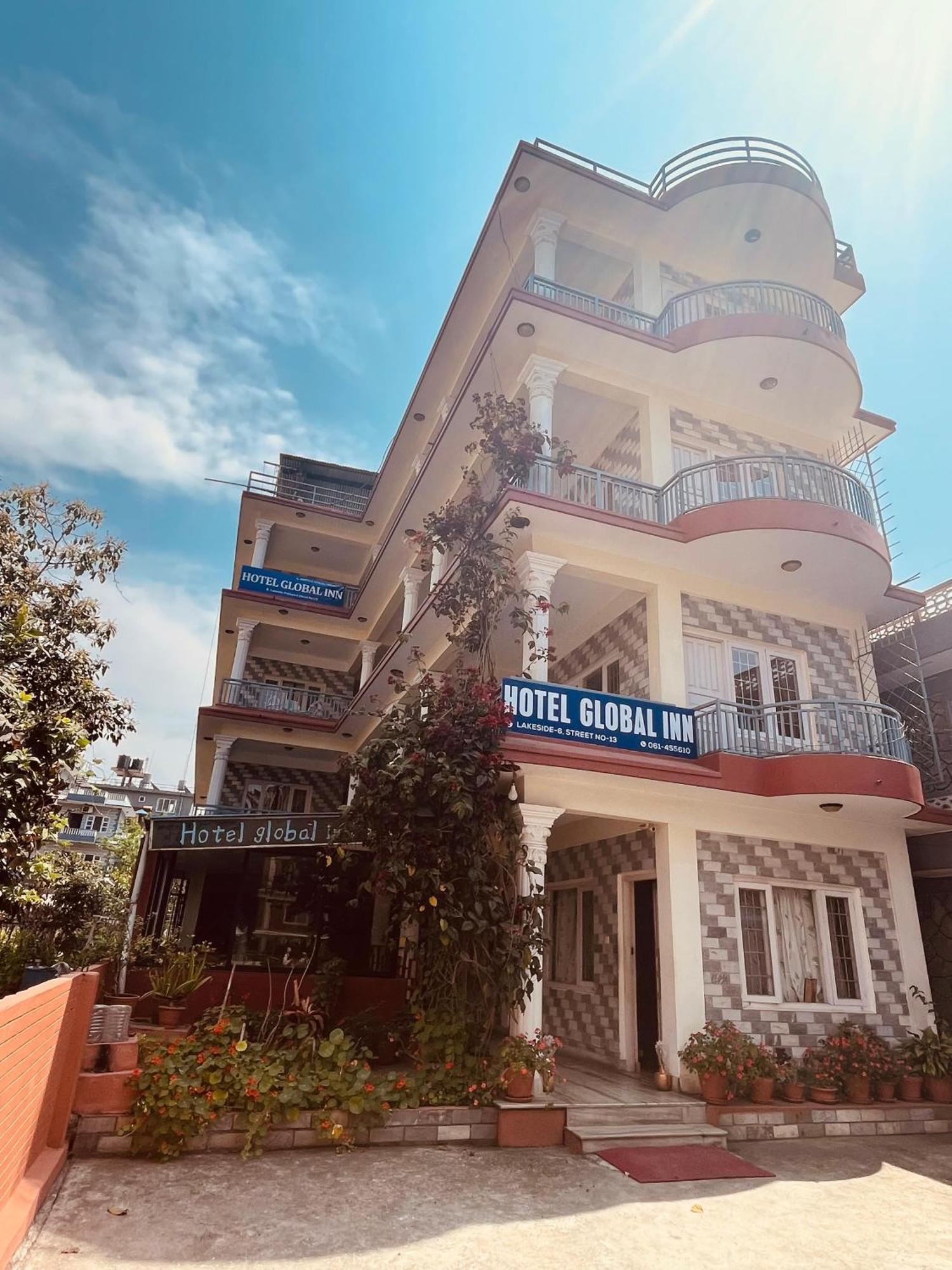 Hotel Global Inn Покхара Экстерьер фото